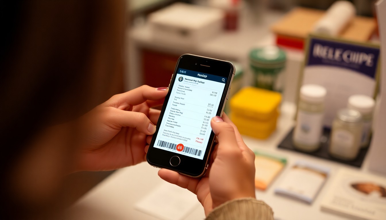 phone scanning receipt